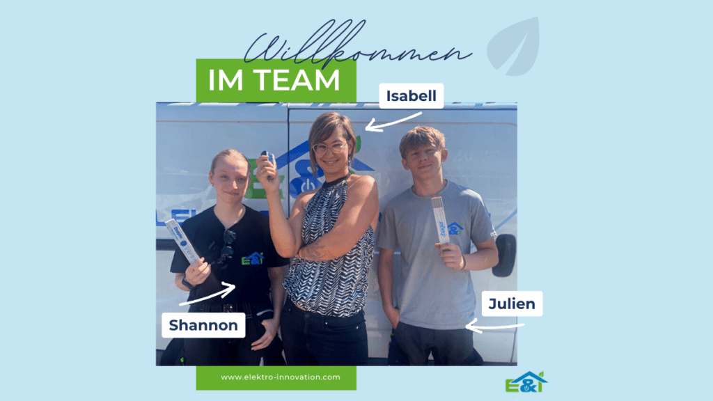 Neu im Team 09 2023 - Wir setzen Energie effizient ein